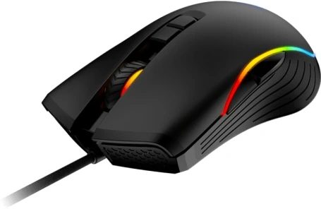 MSI Forge GM300, проводная, 7200dpi, черный