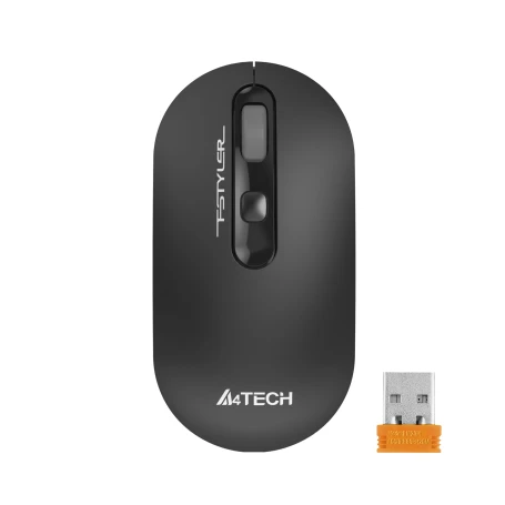A4Tech Fstyler FG20, беспроводная, 2000dpi, серый