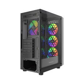 Powercase Mistral EA19, ATX, 4x120mm ARGB, Black, CMAEA19-A4