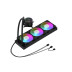 Coolleo ICE Fairy DIG 360 LITE BK, LGA1851/1700/1200/115X/AM5/AM4, DIG-360-LITE-BK, черный