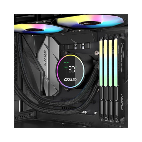 Coolleo ICE Fairy DIG 360 LITE BK, LGA1851/1700/1200/115X/AM5/AM4, DIG-360-LITE-BK, черный
