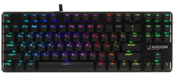 Клавиатура ARDOR GAMING Blade PRO механическая проводная [Kailh Blue] (Черный)
