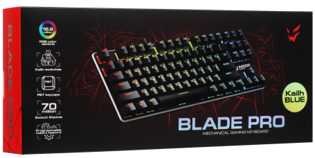 Клавиатура ARDOR GAMING Blade PRO механическая проводная [Kailh Blue] (Черный)