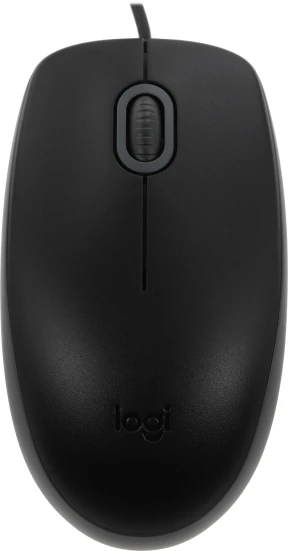 Logitech M110 Silent, проводная, 1000dpi, черный/серый