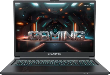 Ноутбук Gigabyte G6 Core i7 13620H 16Gb SSD512Gb NVIDIA GeForce RTX4050 6Gb 16" IPS FHD+ (1920x1200) FreeDOS black WiFi BT Cam (MF-H2KZ853KD)