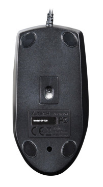 A4Tech OP-720, проводная, 1000dpi, черный