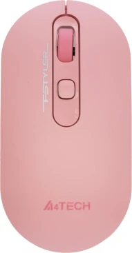 A4Tech Fstyler FG20, беспроводная, 2000dpi, розовый