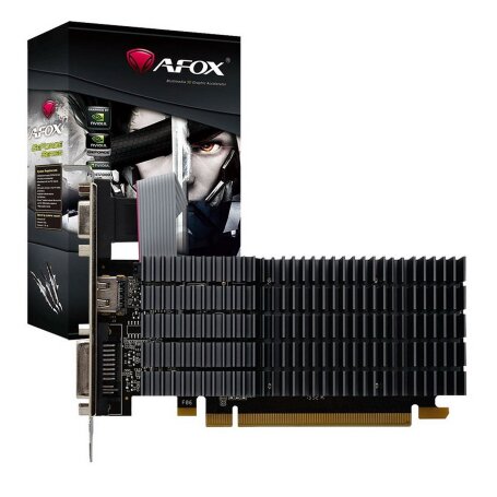 Afox NVIDIA GeForce GT 710 2GB DDR3 64bit DVI HDMI VGA PASSIVE LP (AF710-2048D3L5)