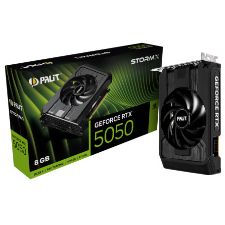 Palit NVIDIA GeForce RTX 5050 STORMX 8GB GDDR6 128bit 3xDP HDMI 1FAN ITX (NE65050019P1-GB2070F)