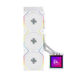 Lian Li HydroShift II LCD-S 360TL, LGA1700/1200/115X/AM5/AM4, White