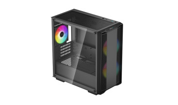 Deepcool CC360 ARGB, mATX, 3x120mm ARGB, Black