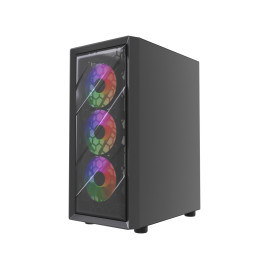 Powercase Mistral EA21, ATX, 4x120mm FRGB, Black, CMAEA21-L4