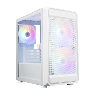 XASTRA A303M 3FRGB, mATX, 3x120mm FRGB, White, A303M-2FC14F-1FC12F-D-WH