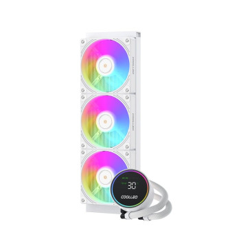 Coolleo ICE Fairy DIG 360 WH, LGA1851/1700/1200/115X/AM5/AM4, DIG-360-WH, белый