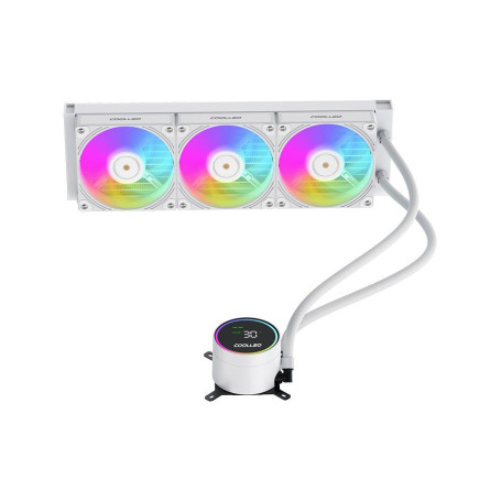 Coolleo ICE Fairy DIG 360 WH, LGA1851/1700/1200/115X/AM5/AM4, DIG-360-WH, белый