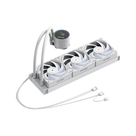 Coolleo ICE Fairy DIG 360 WH, LGA1851/1700/1200/115X/AM5/AM4, DIG-360-WH, белый
