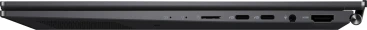 Ноутбук Asus Zenbook 14 UM3402YA-KP854 Ryzen 5 7430U 16Gb SSD512Gb AMD Radeon Graphics 14" IPS WQXGA (2560x1600) без ОС black WiFi BT Cam Bag (90NB0W95-M01KZ0)