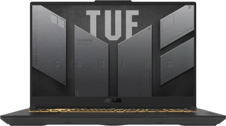 Ноутбук Asus TUF Gaming F17 FX707VJ-HX006 Core 5 210H 16Gb SSD512Gb NVIDIA GeForce RTX 3050 6Gb 17.3" IPS FHD (1920x1080) без ОС grey WiFi BT Cam (90NR0MY5-M00060)