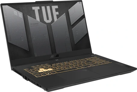 Ноутбук Asus TUF Gaming F17 FX707VJ-HX006 Core 5 210H 16Gb SSD512Gb NVIDIA GeForce RTX 3050 6Gb 17.3" IPS FHD (1920x1080) без ОС grey WiFi BT Cam (90NR0MY5-M00060)