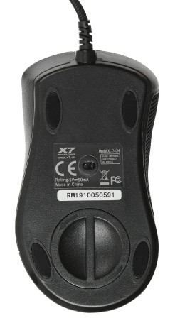 A4Tech Oscar Editor XL-747H, проводная, 3600dpi, рисунок/голубой