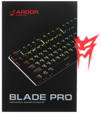 Клавиатура ARDOR GAMING Blade PRO механическая проводная [Kailh Red] (Черный)