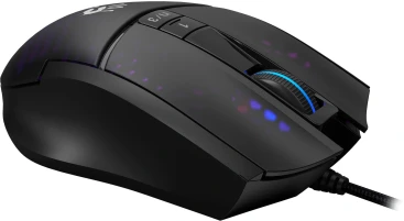 A4Tech Bloody L65 Max, проводная, 12000dpi, черный/фиолетовый