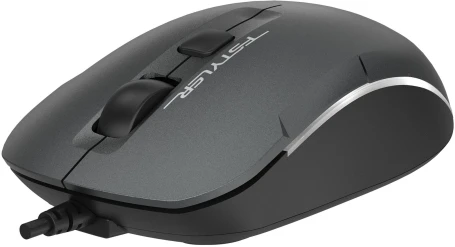 A4Tech Fstyler FM26, проводная, 1600dpi, серый/черный
