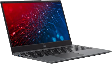 Ноутбук IRU Tactio 15PHC Ryzen 5 5500U 16Gb SSD512Gb AMD Radeon Graphics 15.6" IPS FHD (1920x1080) Windows 11 Pro Multi Language black WiFi BT Cam 4350mAh (2017337)