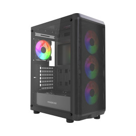 Powercase Mistral EA22, ATX, 4x120mm FRGB, Black, CMAEA22-L4