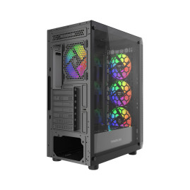 Powercase Mistral EA22, ATX, 4x120mm FRGB, Black, CMAEA22-L4