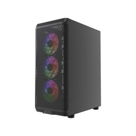 Powercase Mistral EA22, ATX, 4x120mm FRGB, Black, CMAEA22-L4