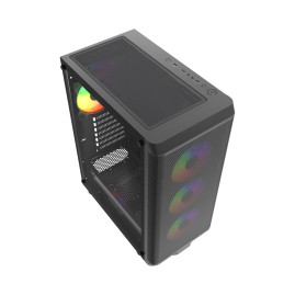 Powercase Mistral EA22, ATX, 4x120mm FRGB, Black, CMAEA22-L4