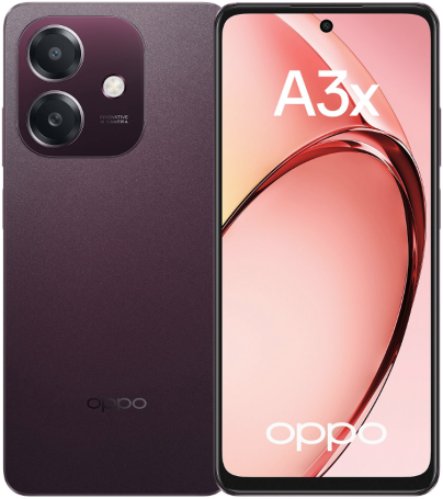OPPO A3x 4/128 ГБ бургунди