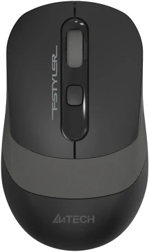 Мышь A4Tech Fstyler FG10 черный/серый оптическая 2000dpi беспров. USB 4but (FG10 GREY)