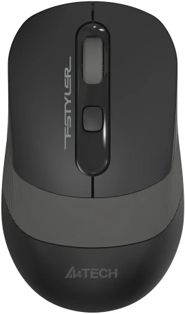 Мышь A4Tech Fstyler FG10 черный/серый оптическая 2000dpi беспров. USB 4but (FG10 GREY)