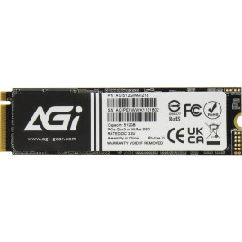 AGI AI218 512GB M.2 2280 PCIe Gen3x4 3080/2200 AGI512GIMAI218-BK (Bulk)