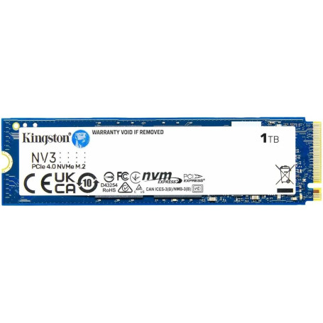 Kingston NV3 1TB M.2 2280 PCIe Gen4x4 SNV3S/1000G