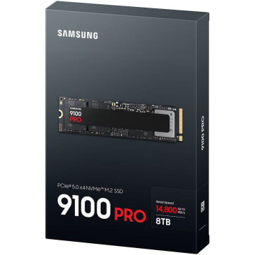 Samsung 9100 PRO Black 8TB M.2 2280 PCIe Gen5x4 14800/13400 MZ-VAP8T0BW