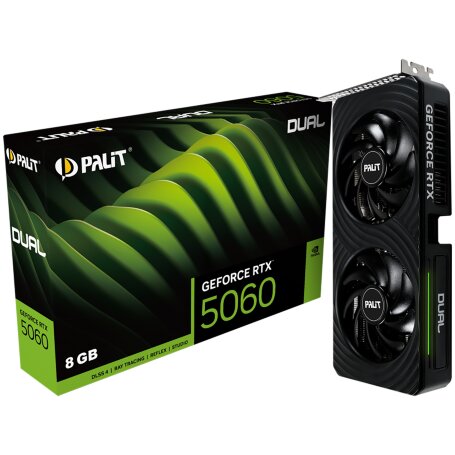 Palit NVIDIA GeForce RTX 5060 DUAL 8GB (NE75060019P1-GB2063D)