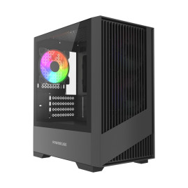 Powercase Mistral Micro A12B, mATX, 3x120mm FRGB, Black, CMMA12B-L3