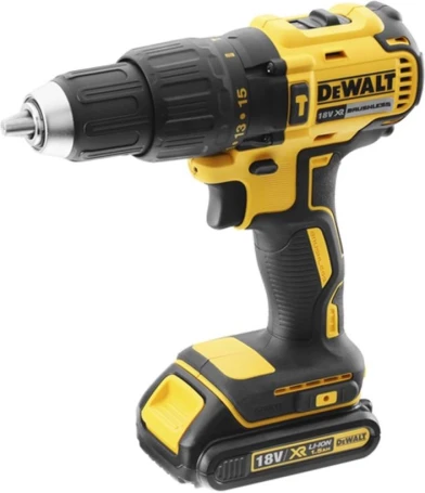 Дрель-шуруповерт DeWalt DCD778S2T 340Вт аккум. патрон:быстрозажимной (кейс в комплекте) (DCD778S2T-QW)