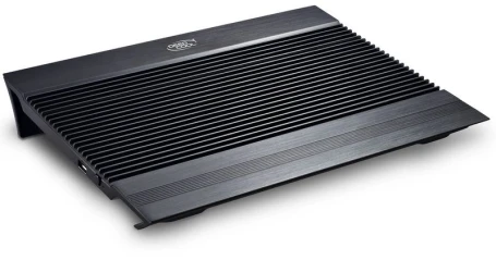 Подставка для ноутбука Deepcool N8 (DP-N24N-N8BK) 17" 380x278x55мм 25дБ 3xUSB 2x 140ммFAN 1244г алюминий черный