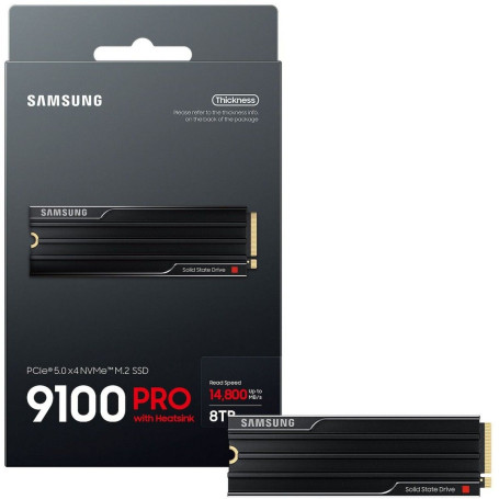 Samsung 9100 PRO 8TB M.2 2280 PCIe Gen5x4 MZ-VAP8T0CW