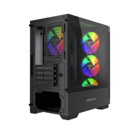 Powercase Mistral Micro A13B, mATX, 4x120mm FRGB, Black, CMMA13B-L4