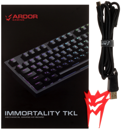 Клавиатура ARDOR GAMING Immortality TKL проводная (Черный)