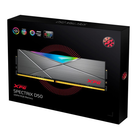 ADATA XPG SPECTRIX D50 RGB Grey 32GB DDR4 3200 AX4U320016G16A-DT50