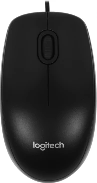 Logitech M100r, проводная, 1000dpi, черный