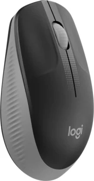 Logitech M190, беспроводная, 1000dpi, черный/серый