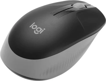 Logitech M190, беспроводная, 1000dpi, черный/серый