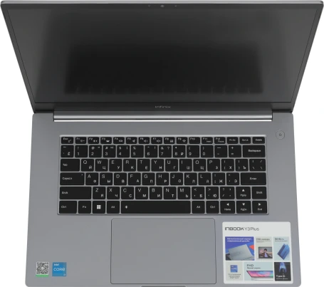 Ноутбук Infinix Inbook Y3 PLUS YL512 Core i3 1215U 8Gb SSD512Gb Intel UHD Graphics 15.6" IPS FHD (1920x1080) FreeDOS grey WiFi BT Cam (71008302599)